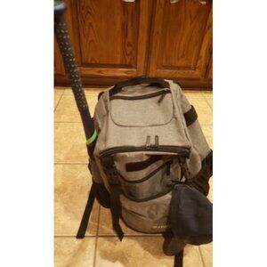 Baseball Bat Bag Backpack, T-Ball & Softball Equipment & Gear for Youth & Adult